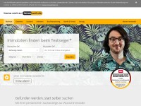 Desktop screenshot for immowelt.de