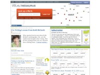 Desktop screenshot for visualthesaurus.com