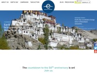 Desktop screenshot for earthday.org