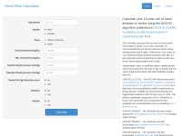 Desktop screenshot for cvriskcalculator.com
