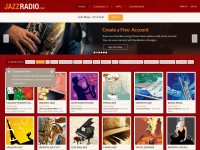 Desktop screenshot for jazzradio.com