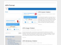 Desktop screenshot for apaformat.org