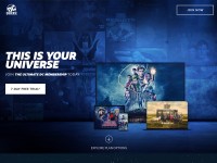 Desktop screenshot for dcuniverse.com