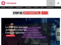Desktop screenshot for telemadrid.es