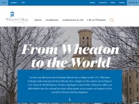 Desktop screenshot for wheaton.edu