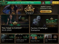 Desktop screenshot for playgwent.com