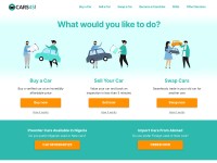 Desktop screenshot for cars45.com