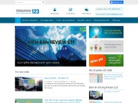 Desktop screenshot for chungkhoan123.vn