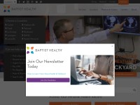 Desktop screenshot for baptisthealth.com