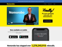 Desktop screenshot for nomorobo.com