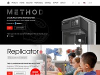 Desktop screenshot for makerbot.com