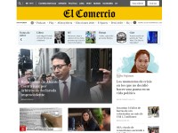 Desktop screenshot for elcomercio.pe