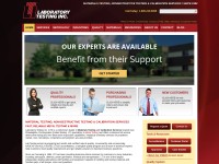 Desktop screenshot for labtesting.com