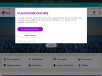 Desktop screenshot for telia.se