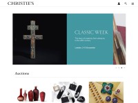 Desktop screenshot for christies.com