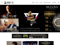 Desktop screenshot for grammy.com