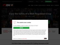 Desktop screenshot for xm.com