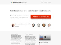 Desktop screenshot for boomeranggmail.com