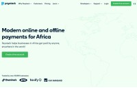 Desktop screenshot for paystack.co