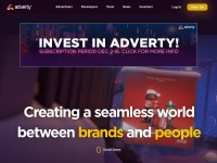 Desktop screenshot for adverty.com