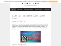 Desktop screenshot for cutecut.vip