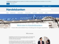 Desktop screenshot for handelsbanken.com