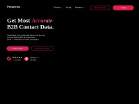 Desktop screenshot for prospectoo.com