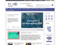 Desktop screenshot for ac-versailles.fr