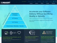 Desktop screenshot for parasoft.com