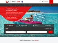 Desktop screenshot for qantas.com