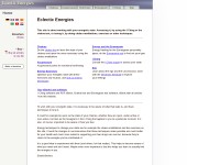 Desktop screenshot for eclecticenergies.com