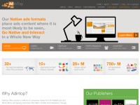 Desktop screenshot for adintop.com