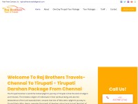 Desktop screenshot for rajbrotherstravels.com