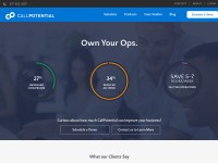 Desktop screenshot for callpotential.com