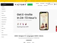 Desktop screenshot for victoryinvitations.com