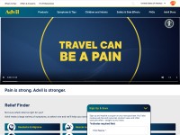Desktop screenshot for advil.com