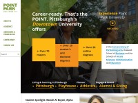 Desktop screenshot for pointpark.edu