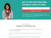 Desktop screenshot for learntocodewith.me