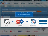 Desktop screenshot for cpjobs.com