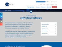 Desktop screenshot for myprotime.eu