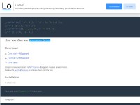 Desktop screenshot for lodash.com