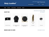 Desktop screenshot for dutyleather.com