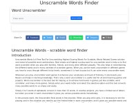 Desktop screenshot for unscramblewords.world