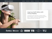 Desktop screenshot for virtualspeech.com