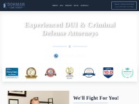 Desktop screenshot for dohmanlaw.com