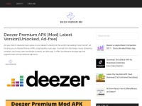 Desktop screenshot for thedeezerpremiumapk.com