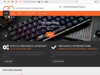 Desktop screenshot for mechanicalkeyboards.com
