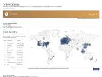Desktop screenshot for bitnodes.io