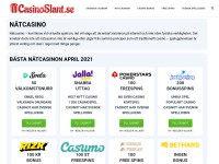 Desktop screenshot for casinoslant.se
