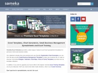 Desktop screenshot for someka.net